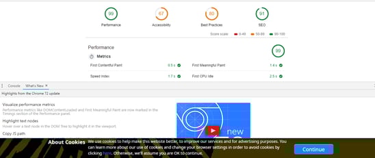 A breakdown of the metrics in Google Lighthouse.