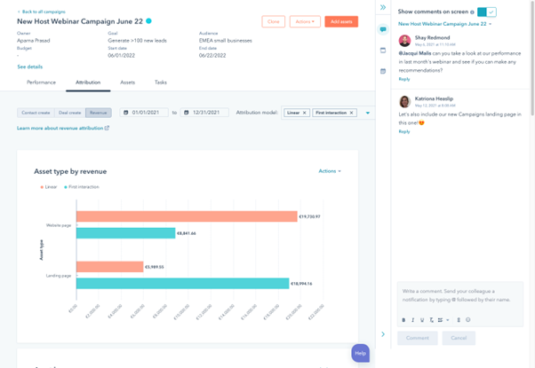 hubspot-marketing-campaign-dashboard