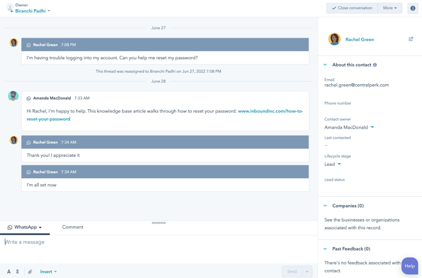 hubspot-whatsapp-integration