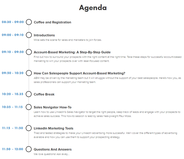 agenda